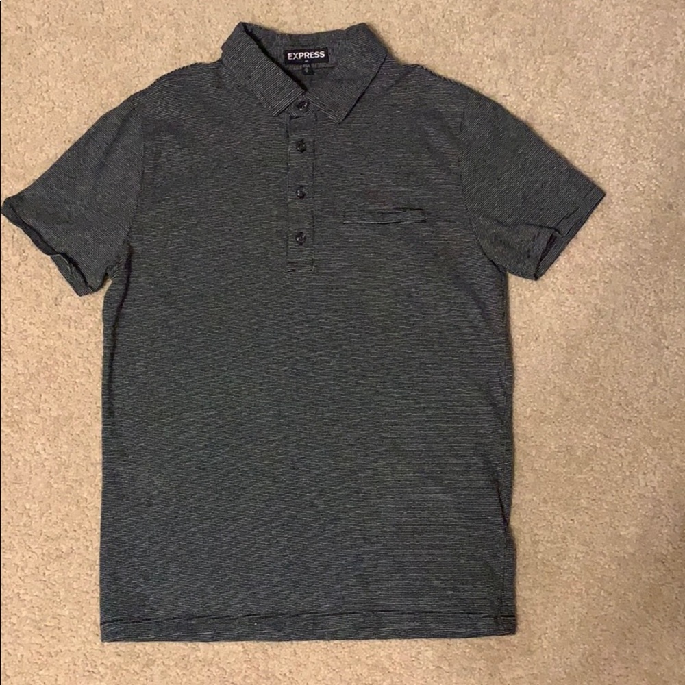 Gray express tee